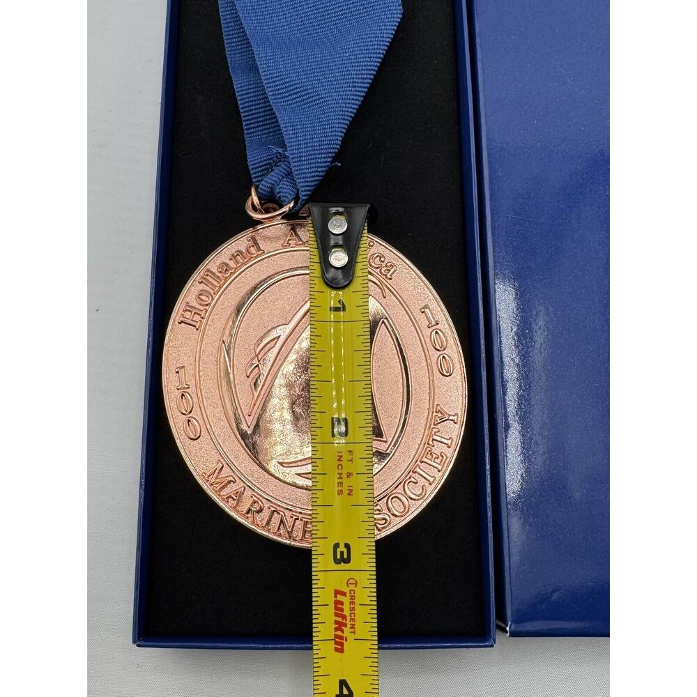 Holland America 100 Mariner Society Medal Medallion Cruise Ship Ocean Liner - Picture 4 of 5